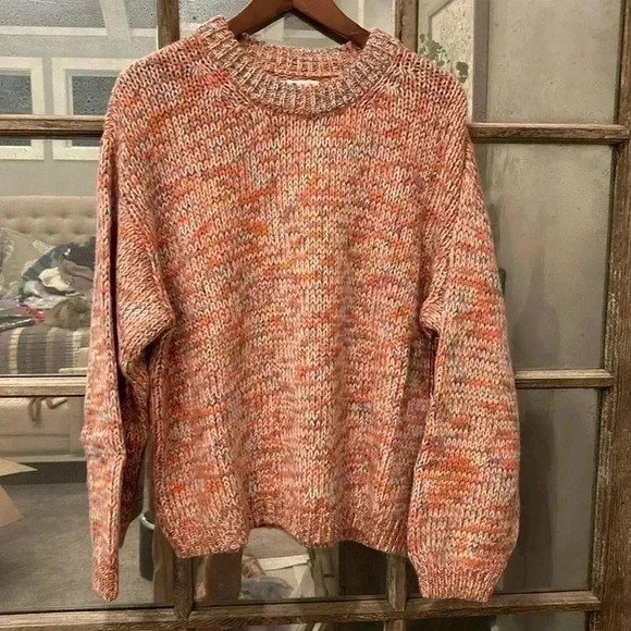 Velvet by Graham & Spencer Multicolor Alpaca Wool Blend Sweater - Picture 1 of 4